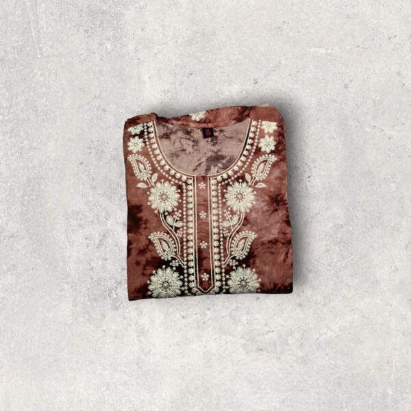 Trending Tie Dye Printed Long Kurti - Image 3